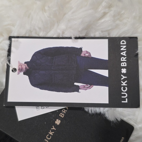 Lucky Brand Black Quilted Jacket. Size XXL. NWT! - Picture 6 of 8